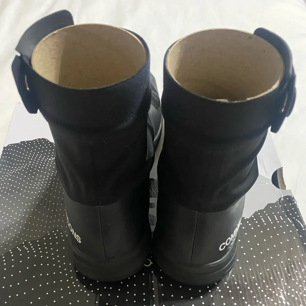 Comme Des Garçon x Salomon Logo Print High Top Sneakers - Picture 9 of 11